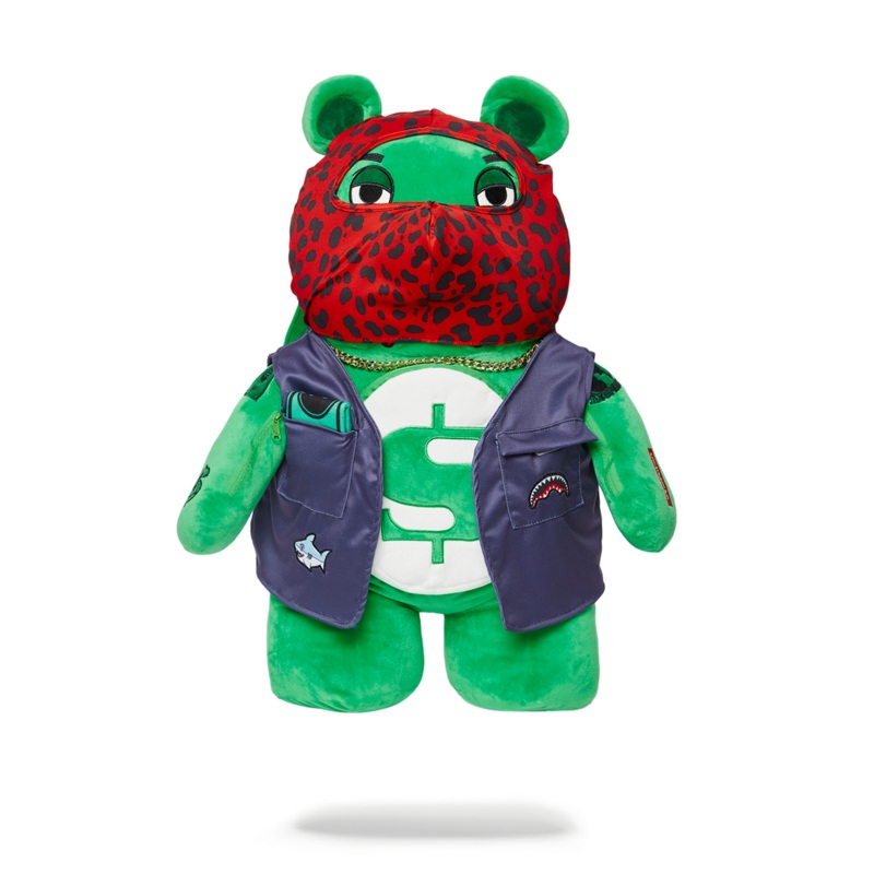 SKI MASK THE BEAR - MONEYBEAR TEDDYBEAR BACKPACK