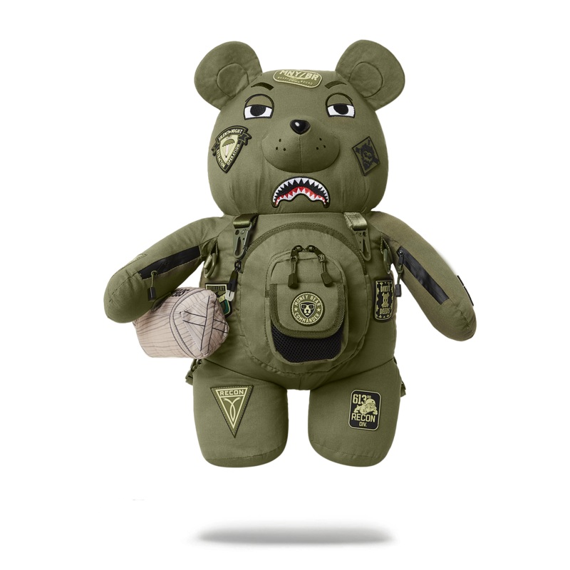 SPECIAL OPS FULL THROTTLE MONEYBEAR TEDDYBEAR BACKPACK