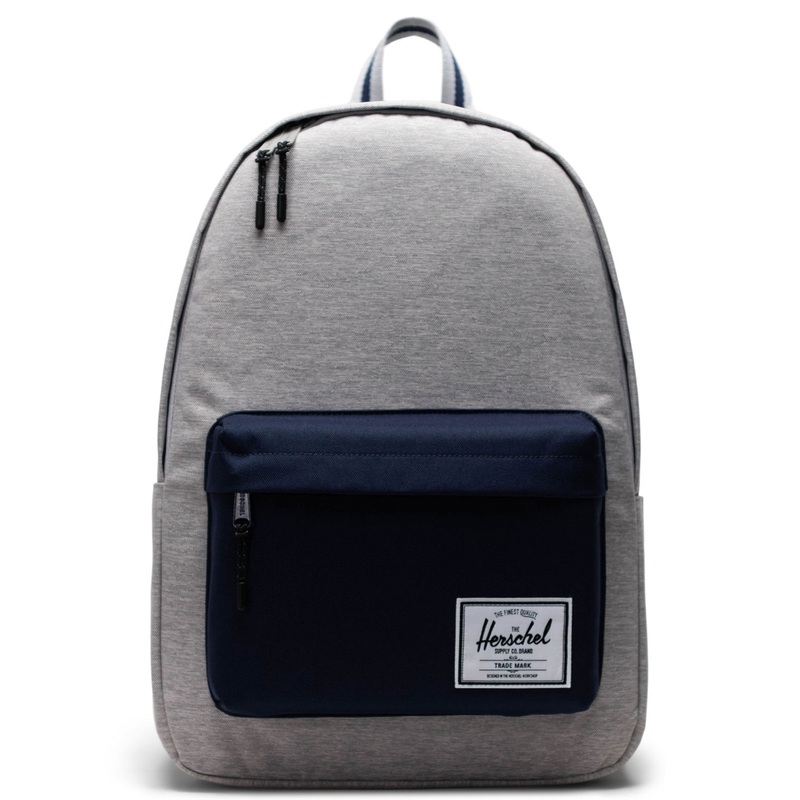 Herschel Classic X-Large Light Grey Crosshatch/Peacoat Backpack