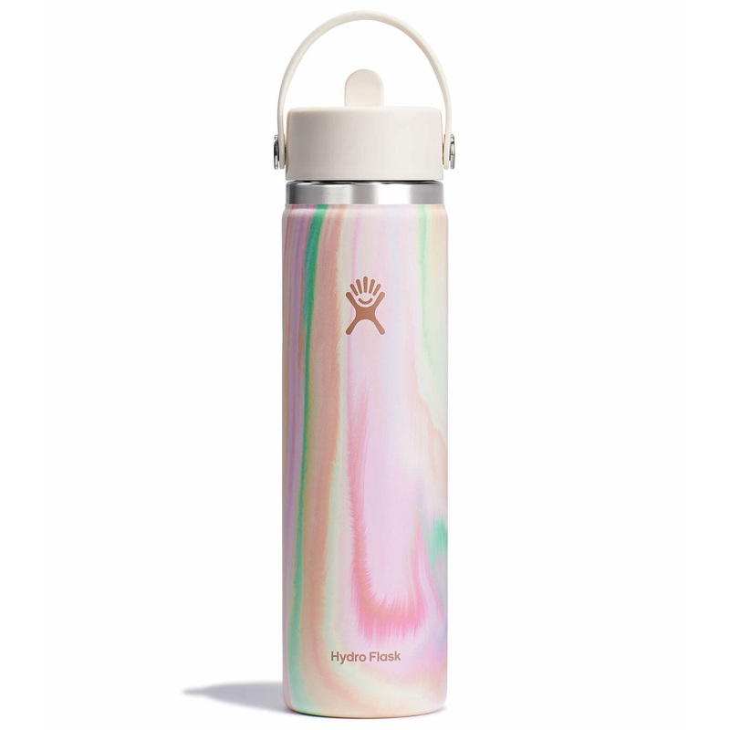 HYDRO FLASK 24 OZ WIDE FLEX STRAW CAP SWIRL-G