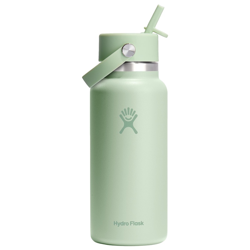 HYDRO FLASK 32 OZ WIDE FLEX STRAW CAP ALOE