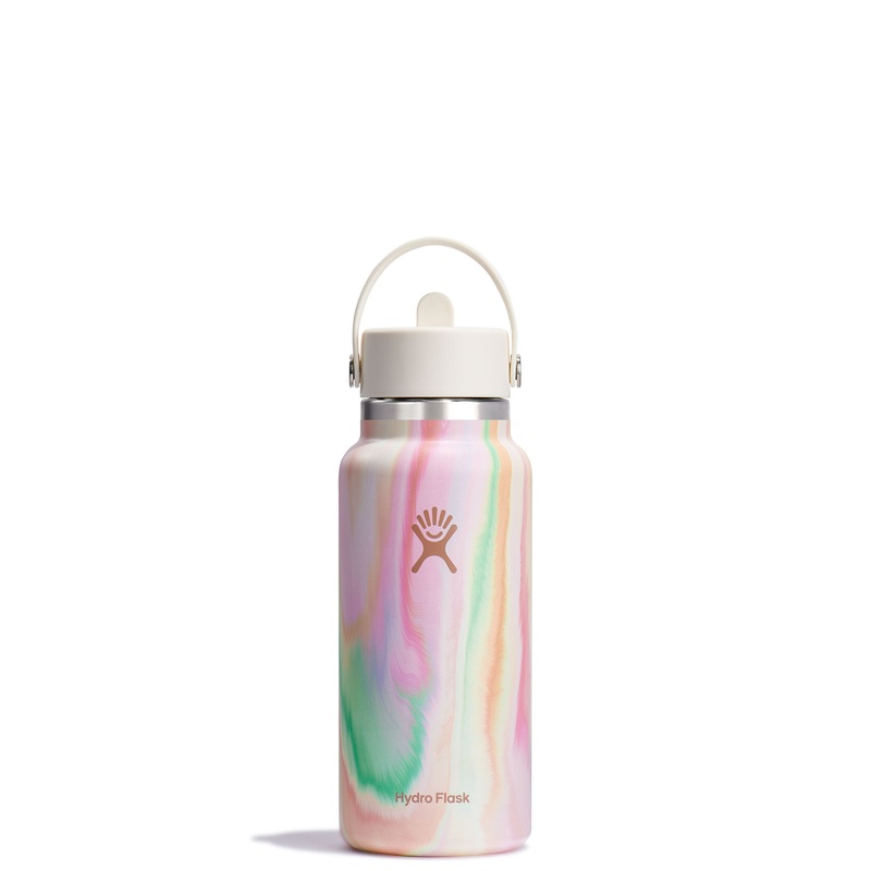 HYDRO FLASK 32 OZ WIDE FLEX STRAW CAP SWIRL-G