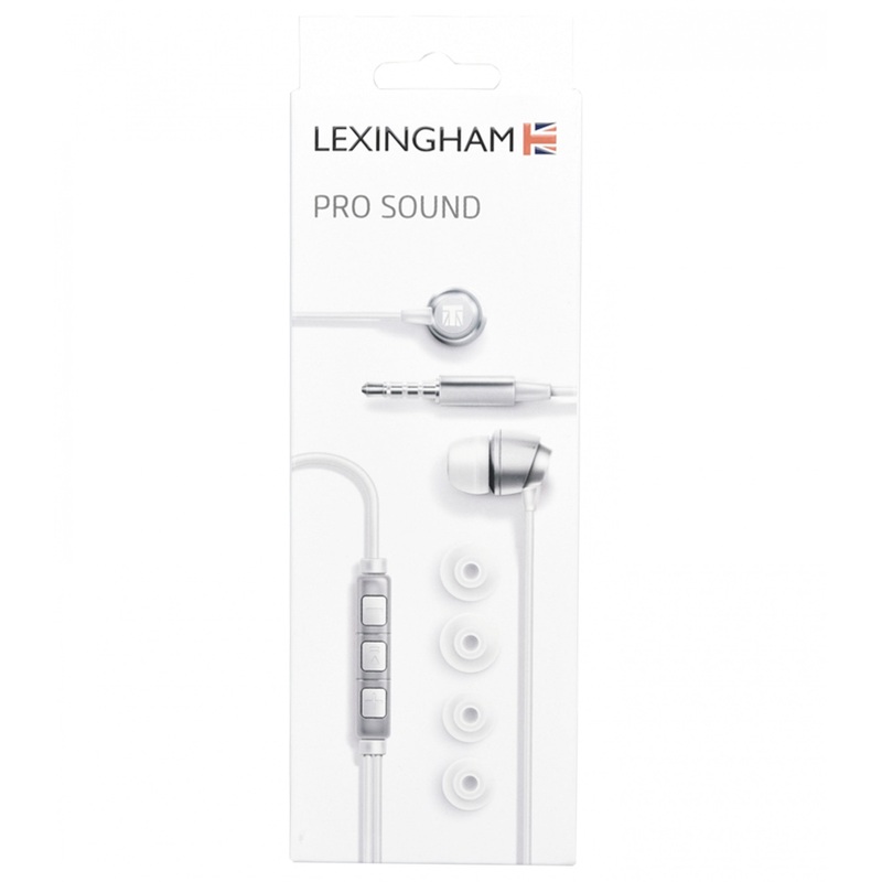 Metallic Earphones with In-Line Microphone & Remote Control