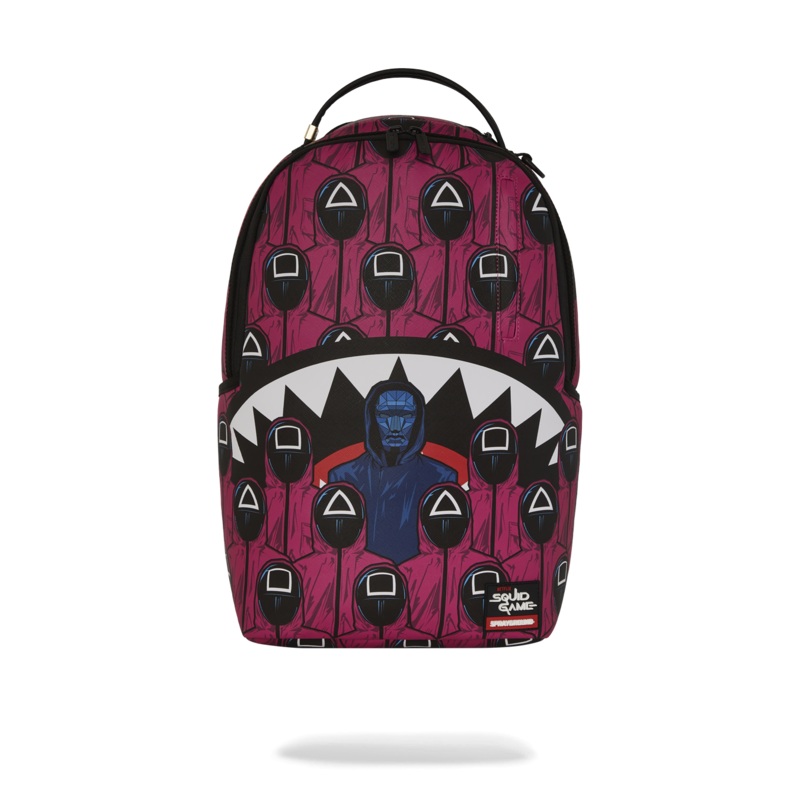 SQUID GAME COLLAB FRONT MAN & PINK GUARD SHARKS BACKPACK