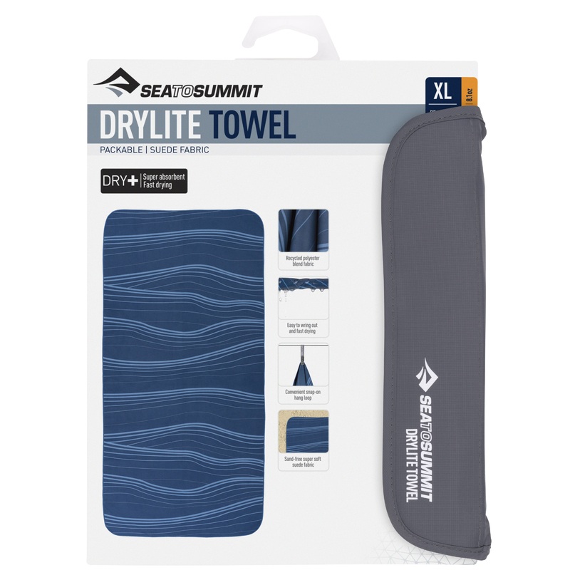 Drylite Towel X-Large - Atlantic Wave