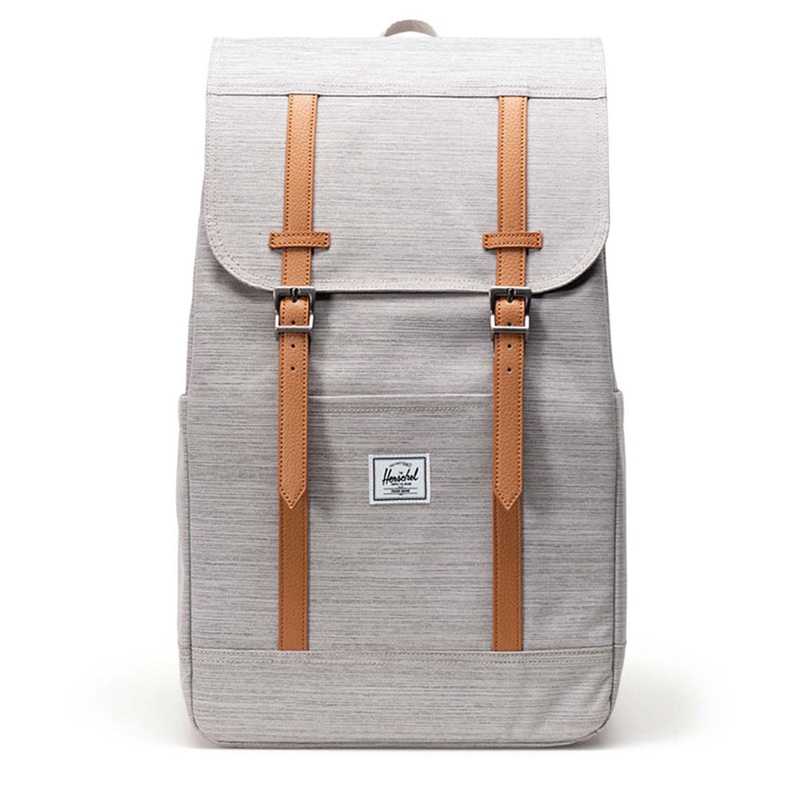 Herschel Retreat Light Grey Crosshatch Backpack