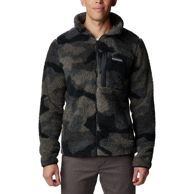 Men's Winter Pass Print Fleece Full Zip Jacket