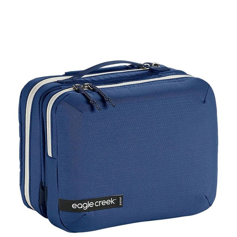 Pack-It Reveal Trifold Toiletry Kit Blue/Grey