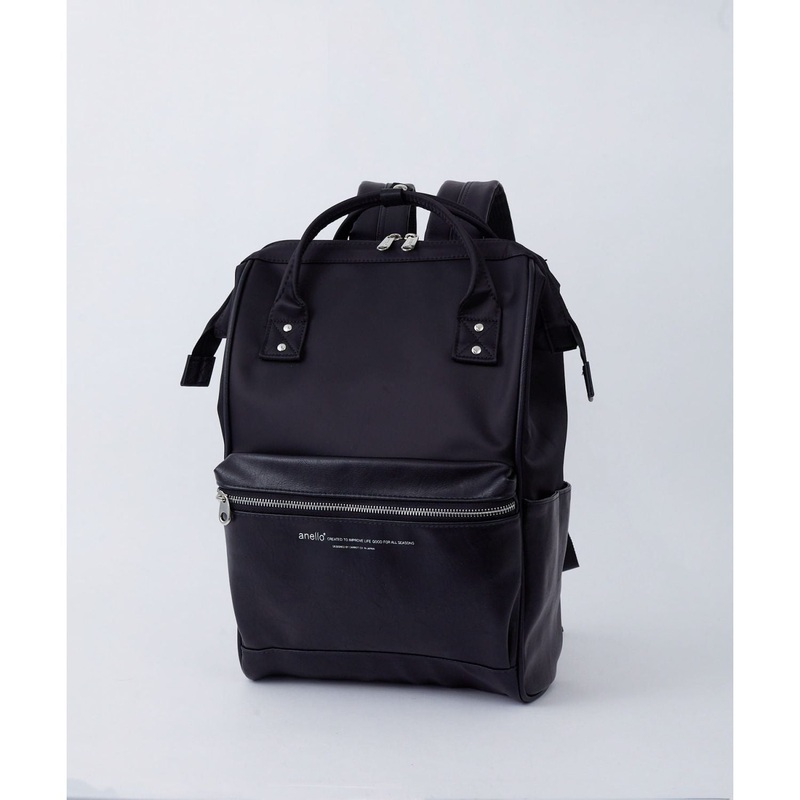 Anello New Premium Kuchigane Backpack Slim R (Black)