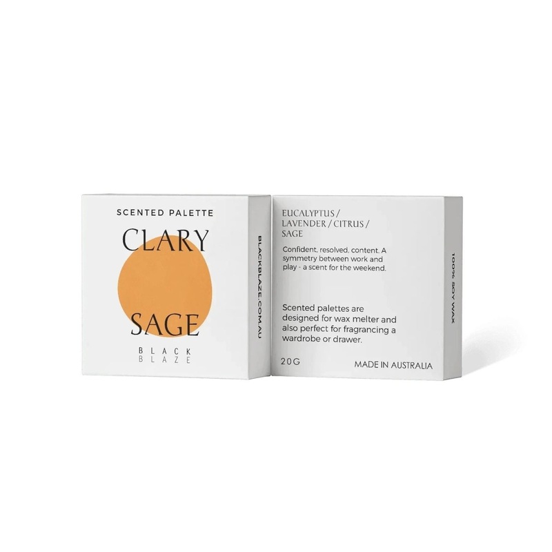 Black Blaze Scented Palette - Clary Sage