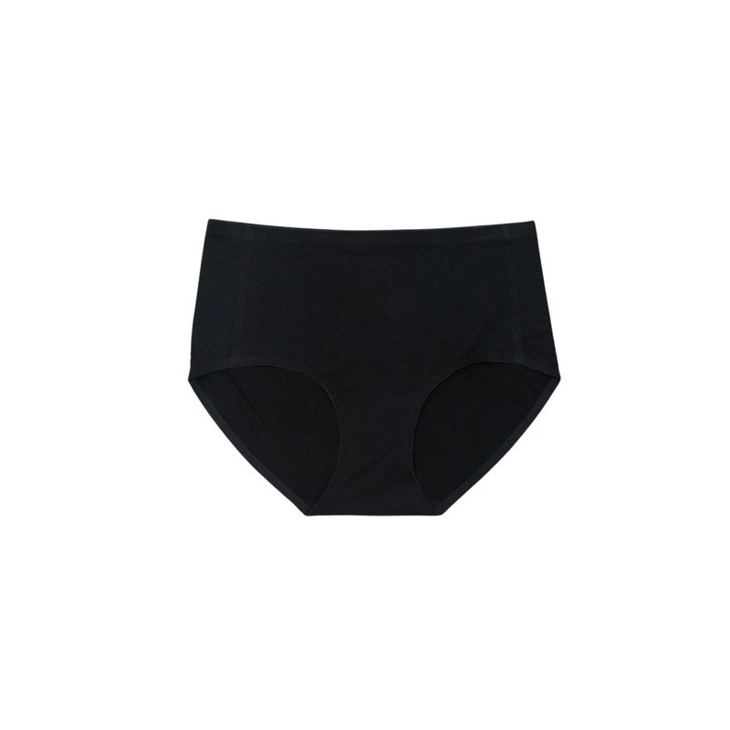 Paire BioTracker Mid Waisted Full Brief (Black) - L