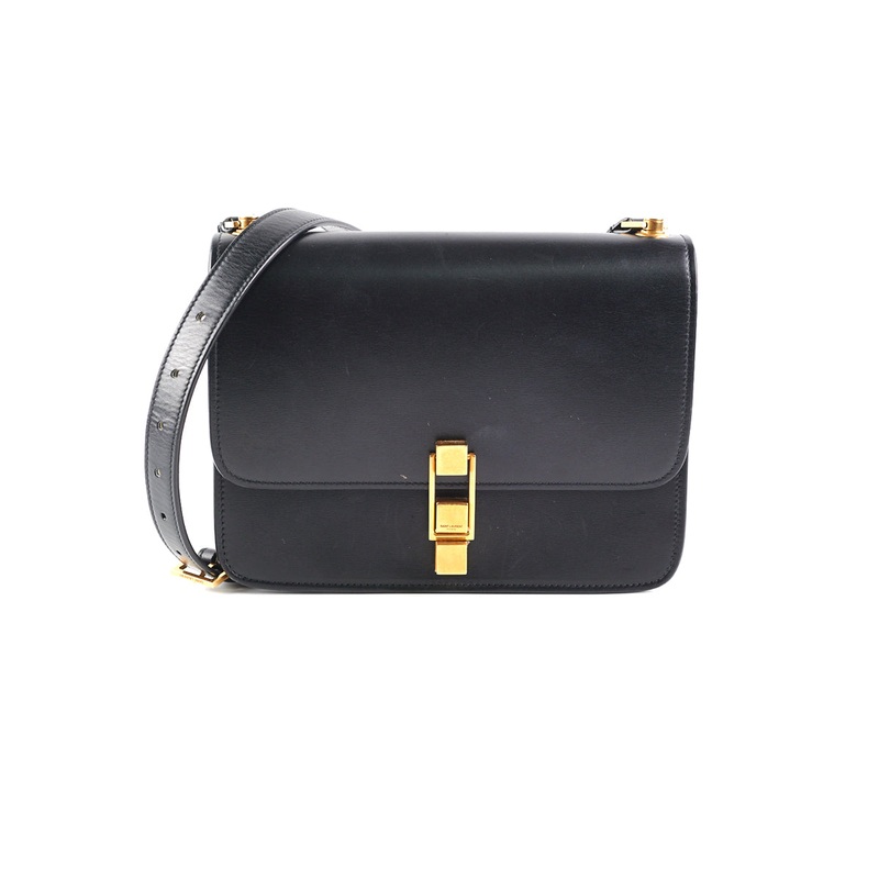 Saint Laurent Le Carre Satchel Box Black