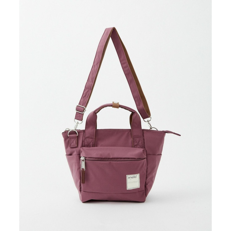 Anello Circle 2Way Mini Tote Bag (Dark Pink)