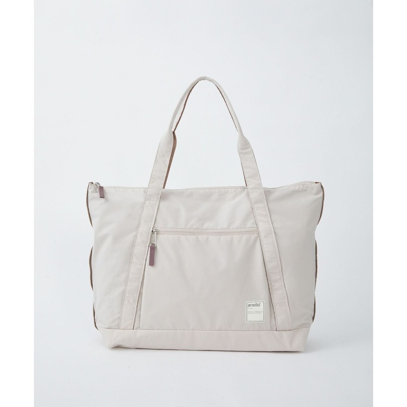 Anello Circle Tote Bag (Light Beige)