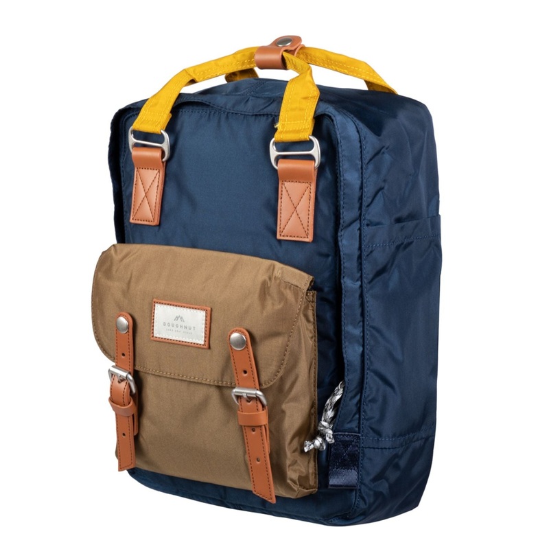 Doughnut Macaroon Glossy Blocking Series - Navy X Khaki