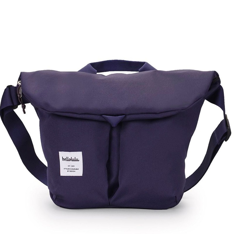 Hellolulu Kasen Shoulder Bag (Dark Blue)