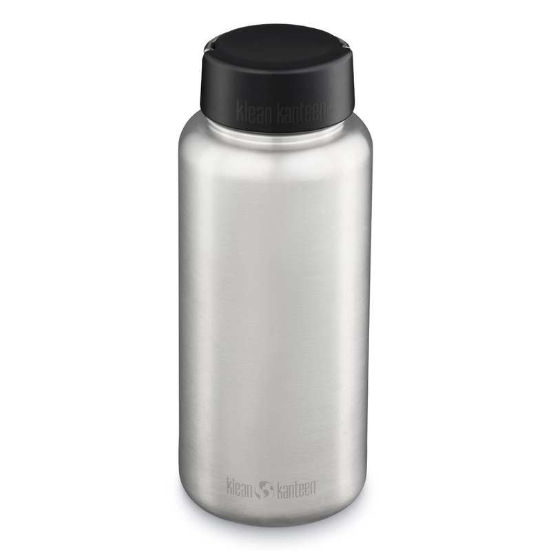 Klean Kanteen Wide 40oz (with Wide Loop Cap)(Brushed Stainless) V2