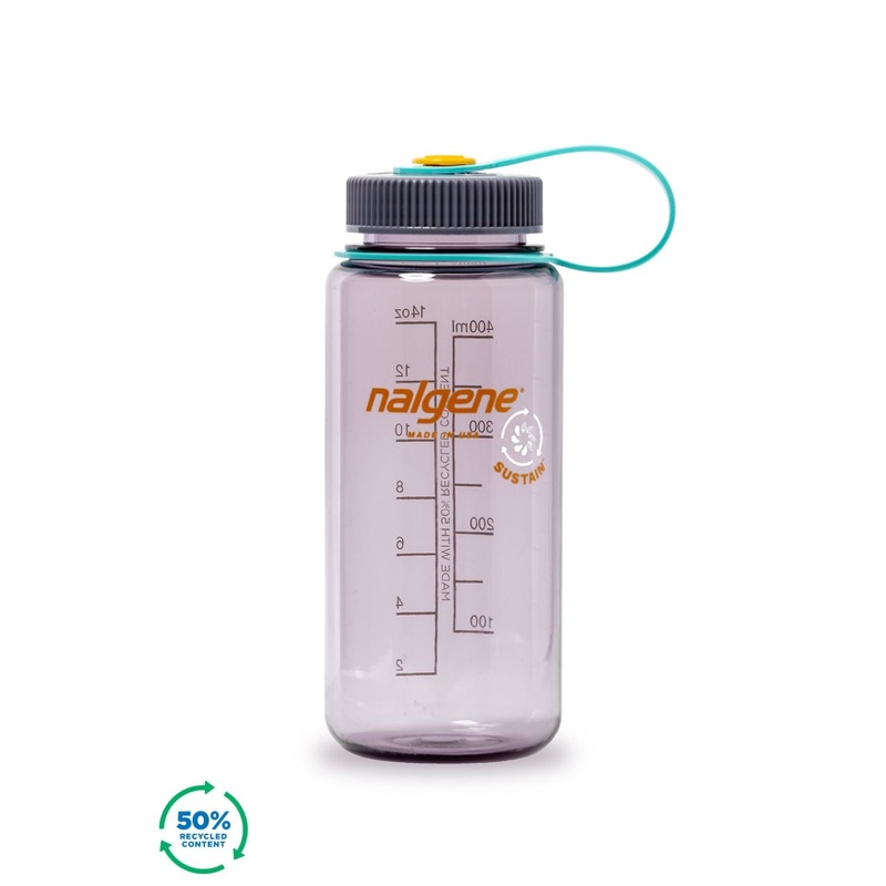 Nalgene 16oz Wide Mouth Sustain Water Bottle - Aubergine