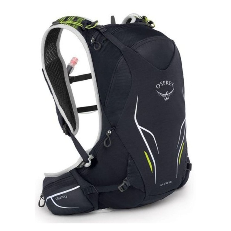 Osprey Duro 15 Hydration Pack with Reservoir - Medium/Large - Men's Trail Running - Hydration (Alpine Black)