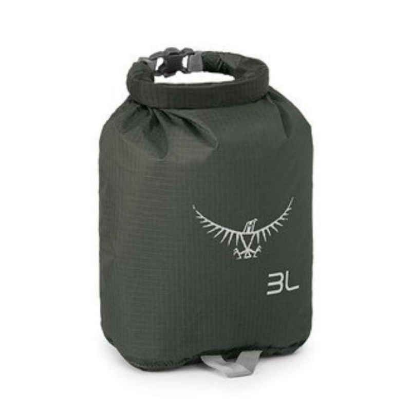 Osprey Ultralight Drysack 3L - Waterproof Storage - Non-Submersible (Shadow Grey)
