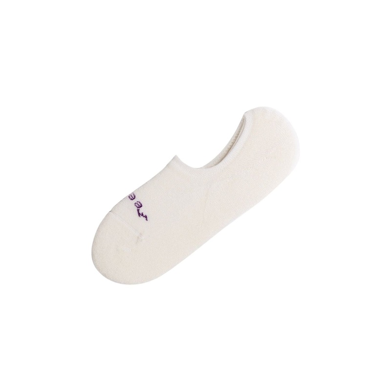 Paire Merino Wool-Blend No-Show Sock (Snow) - S