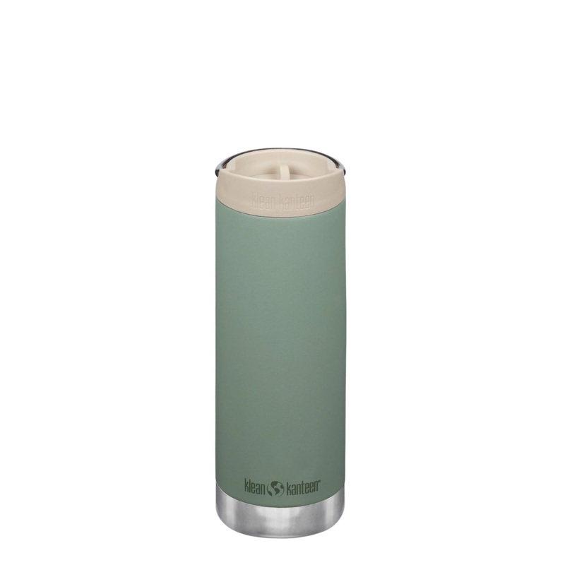 Klean Kanteen Insulated TKWide 16oz Water Bottle (with Cafe Cap) (Sea Spray)
