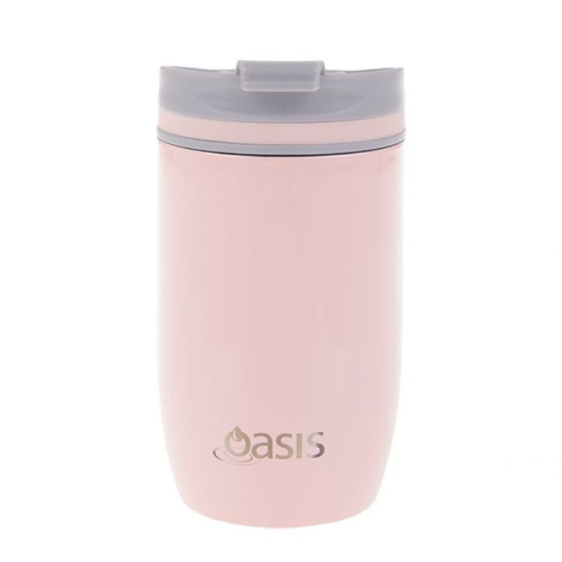 Oasis Stainless Steel Insulated Travel Cup 300ML - Soft Pink