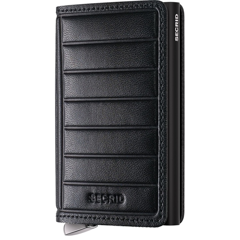 Secrid Slimwallet Emboss Lines-Prenium Black
