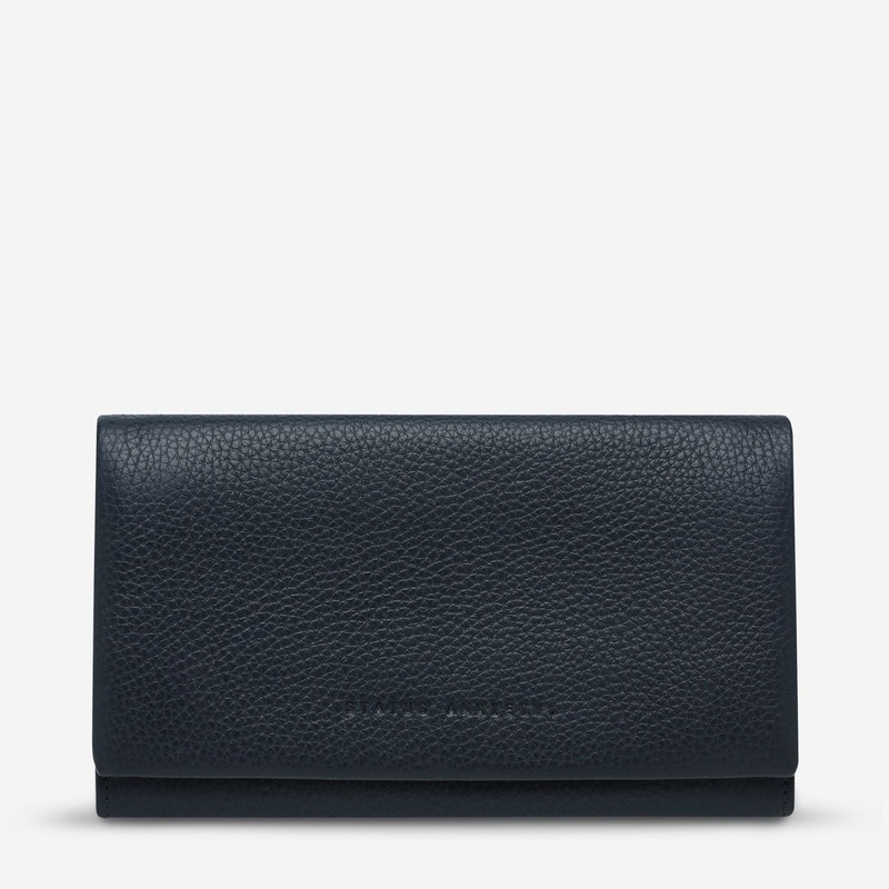 Status Anxiety Nevermind Leather Wallet - Black