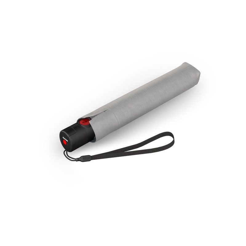 Knirps U.200 Ultraslim Duomatic (UV Protection) - Stone / Black Inner Coating