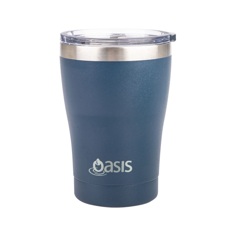 Oasis Stainless Steel Insulated Cup With Lid 350ML - Matte Navy