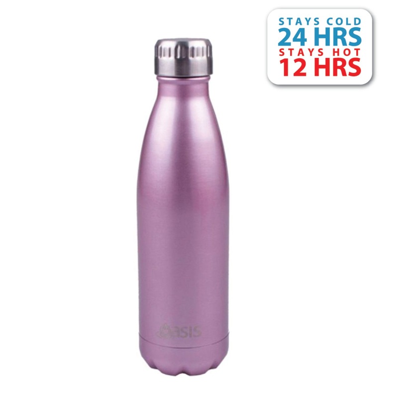 Oasis Stainless Steel Insulated Water Bottle 350ML - Blush