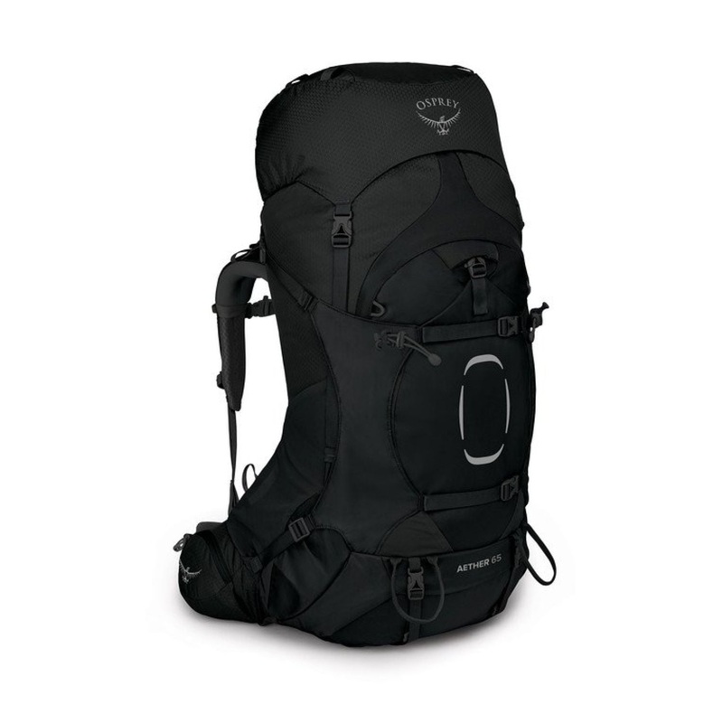 Osprey Aether 65 Backpack L/XL - Men's Backpacking (Black)