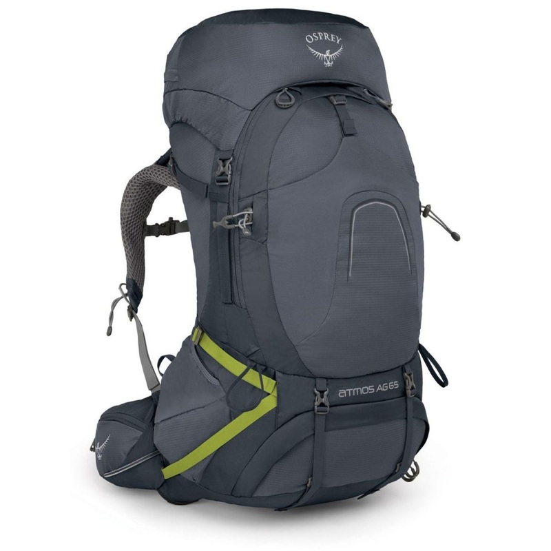 Osprey Atmos AG 65 Backpack - Small - Men's Backpacking (Abyss Grey)