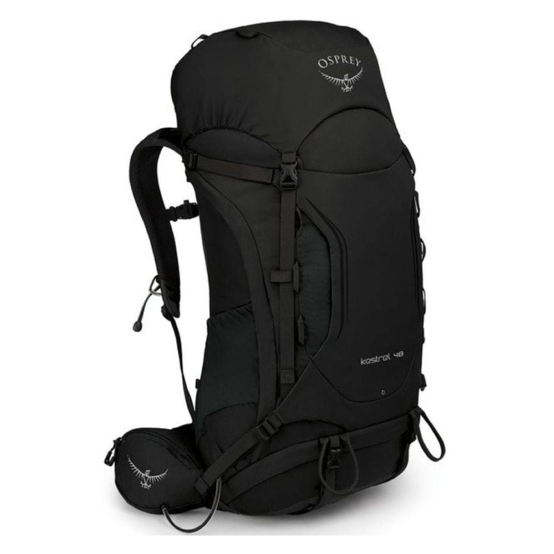 Osprey Kestrel 48 Backpack - Medium/Large - Men's Backpacking (Black)