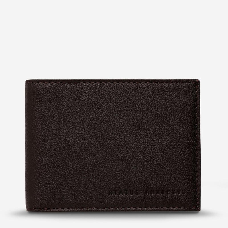 Status Anxiety Noah Leather Wallet - Chocolate