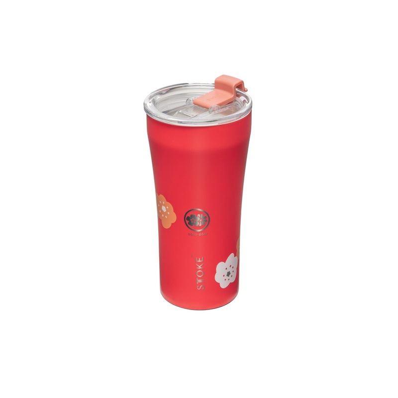 STTOKE x SOUSOU Leakproof Ceramic Insulated Cup 16oz - Plum