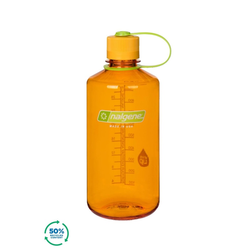 Nalgene 32oz Narrow Mouth Sustain Water Bottle - Clementine