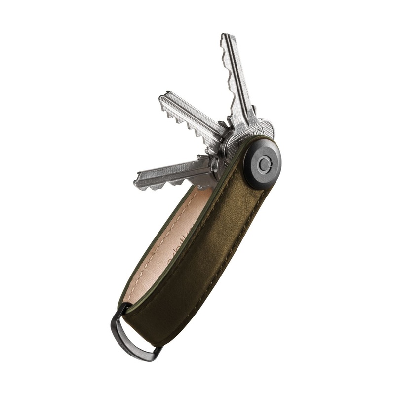 Orbitkey Leather Key Organiser (Limited Edition) - Olive