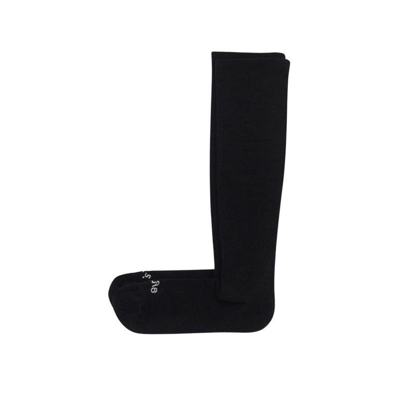 Paire Merino Wool-Blend Compression Sock (Black) - S/M