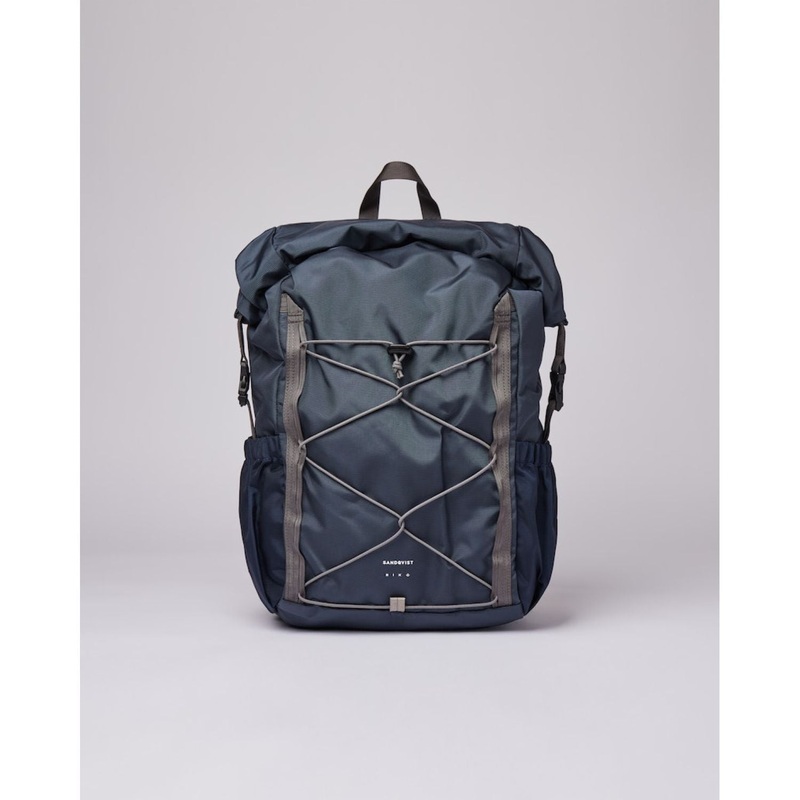 Sandqvist Valley Hike Backpack - Multi Steel Blue/Navy Blue