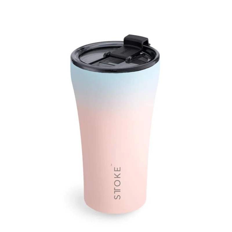 STTOKE Flow Leakproof Ceramic Insulated Cup 12oz - Sky Blush