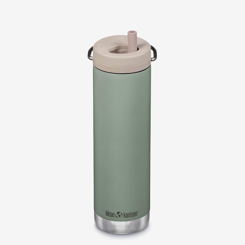 Klean Kanteen Insulated TKWide 20oz Water Bottle V2 (with Twist Cap) (Beryl Green)