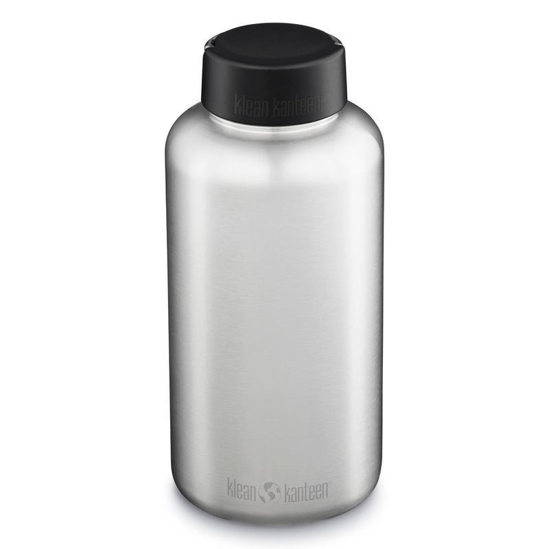 Klean Kanteen Wide 64oz (with Wide Loop Cap)(Brushed Stainless) V2
