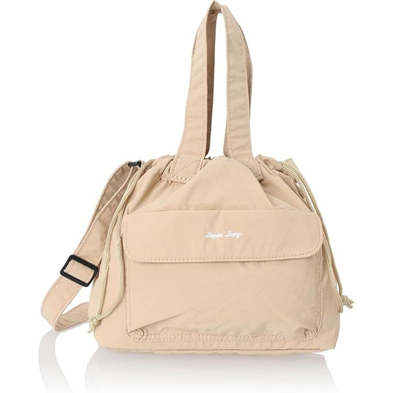 Legato Largo Yokubari Mini Shoulder Bag (Beige)