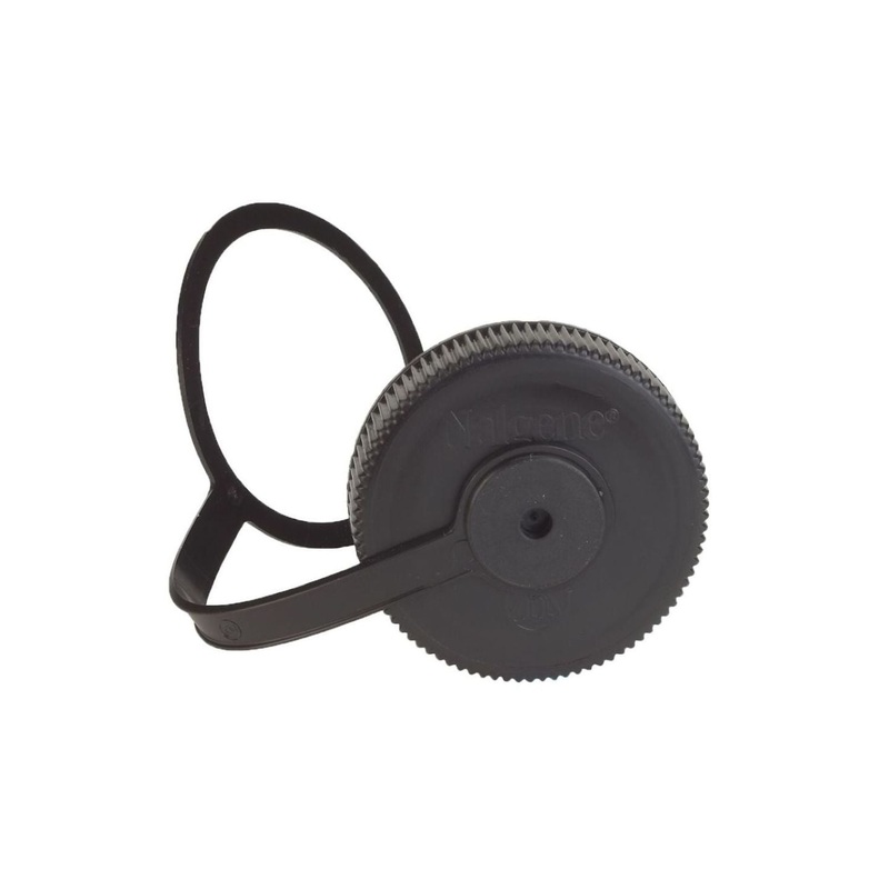 Nalgene 63mm Water Bottle Loop-Top Cap (Individual Pack) - Black