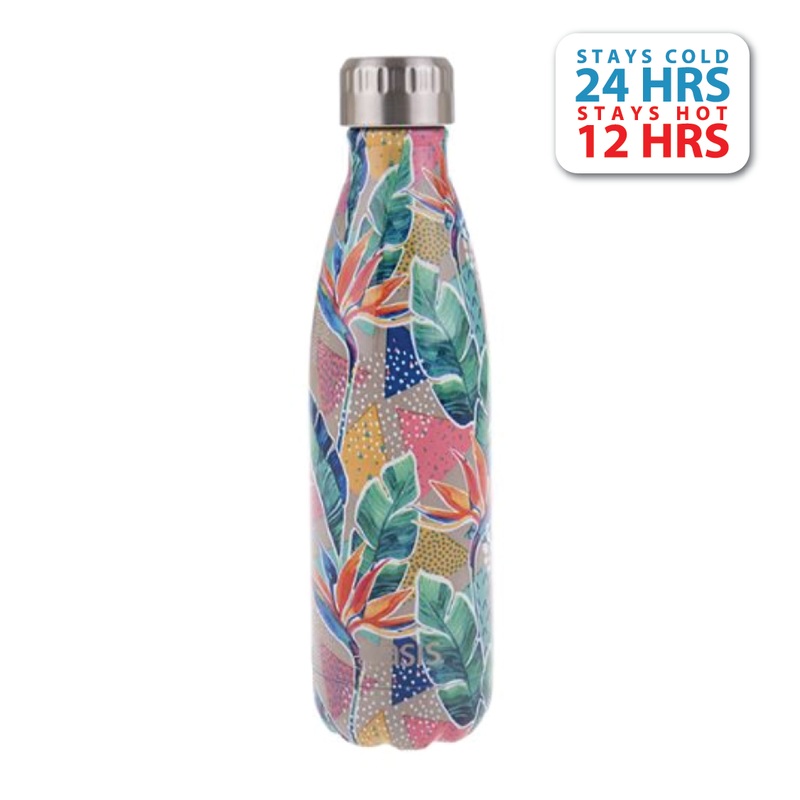 Oasis Stainless Steel Insulated Water Bottle 500ML - Botanical