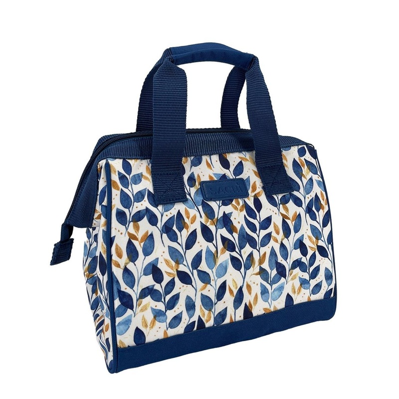 SACHI Insulated Lunch Bag - Royal Leaves