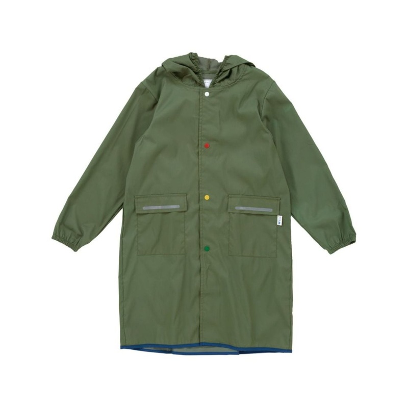 WPC Kids Rain Coat Large (120cm-140cm) (Khaki)