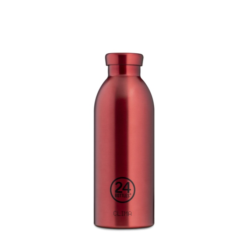24 Bottles Clima 500ML Insulated Water Bottle - Chianti Red